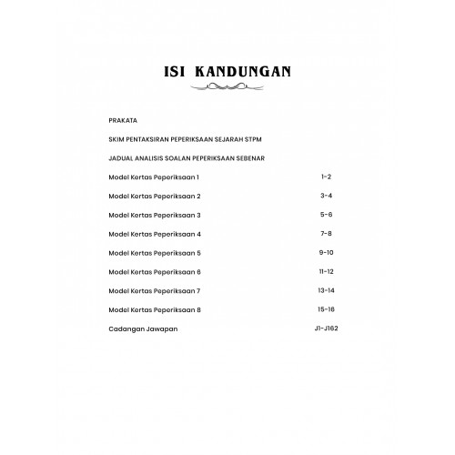 eBook ONLINE SUBSCRIBE: MODEL KERTAS PEPERIKSAAN SEJARAH ISLAM STPM (SEMESTER 2) 2021